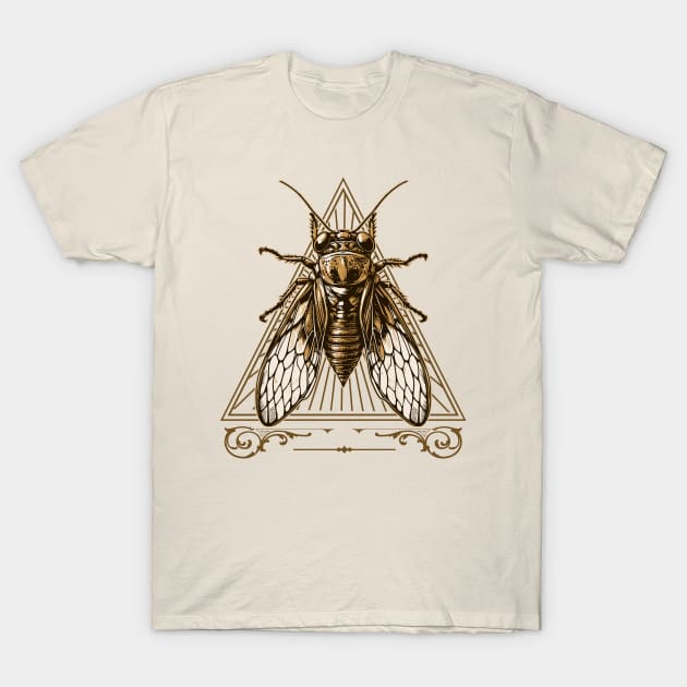 Cicada Brood XIX Brood XIII T-Shirt by OrangeMonkeyArt